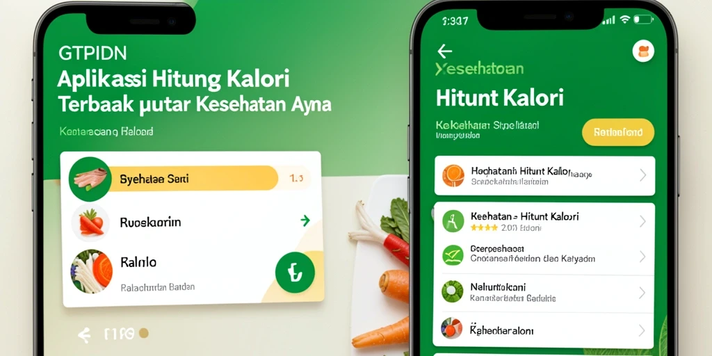 Screenshot GTPIDN menampilkan antarmuka pengguna dengan fungsi Hitung Kalori.