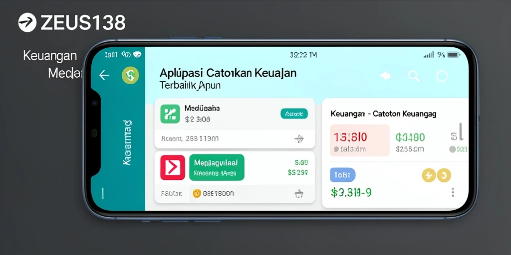Antarmuka aplikasi ZEUS138 yang intuitif dan mudah digunakan.